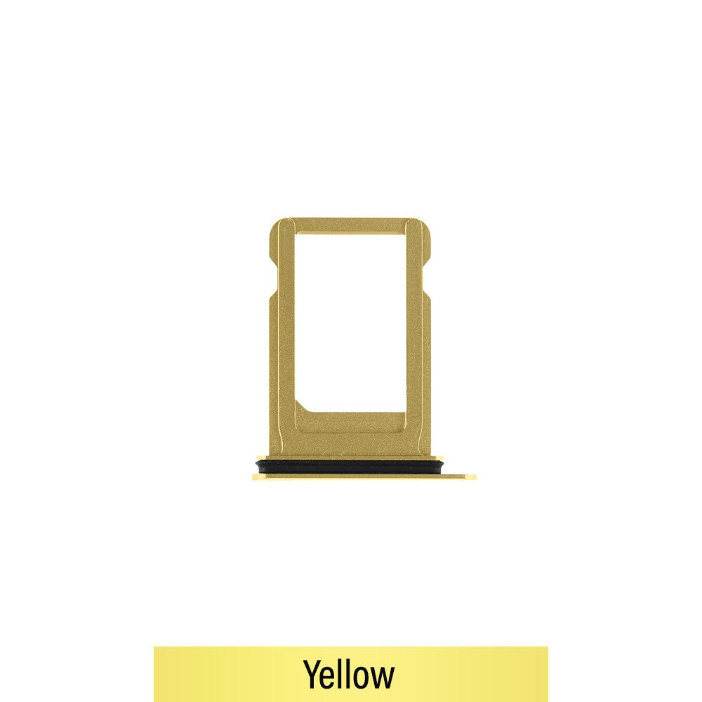 Dual SIM Card Tray for iPhone XR-Yellow (Not for AU) Dual SIM Card Tray for iPhone XR-Yellow (Not for AU)